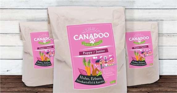 Welpen-Hundefutter mit Huhn Erbsen & Süßkartoffeln