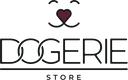 Dogerie Store Logo – Premium-Onlineshop für nachhaltige, hochwertige Hundeprodukte, spezialisiert auf Komfort, Stil und umweltfreundliche Lösungen für Hundebesitzer.