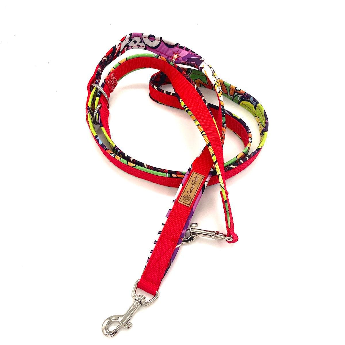 Hundeleine lang Funky Comic von ScandiPaws