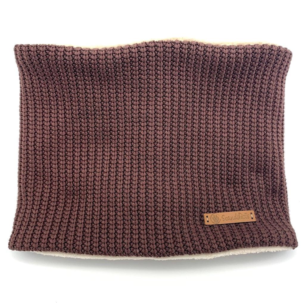 Hundeschal Hundeloop Brwony in braun von ScandiPaws