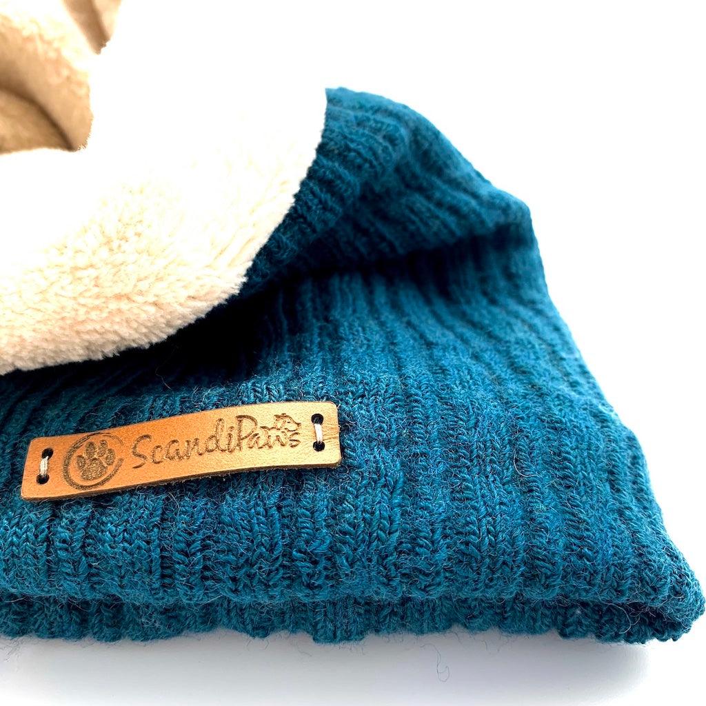 Hundeschal Petrol Love von ScandiPaws