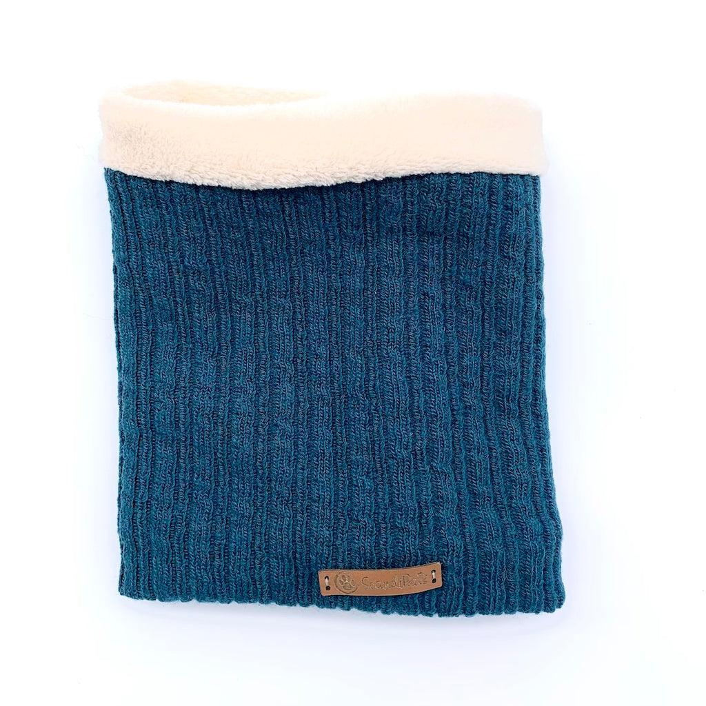 Hundeschal Petrol Love