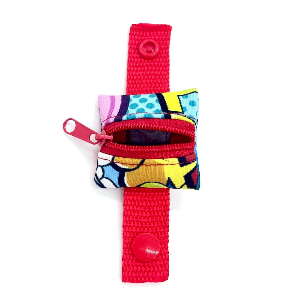 Marken - und Adress-Täschchen Funky Comic