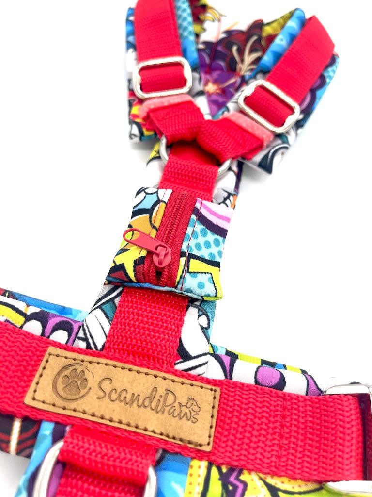 Marken - und Adress-Täschchen Funky Comic