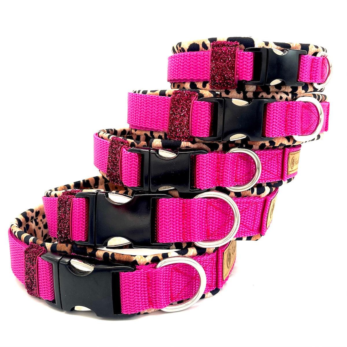 Hunde Halsband Crazy Pink Leo