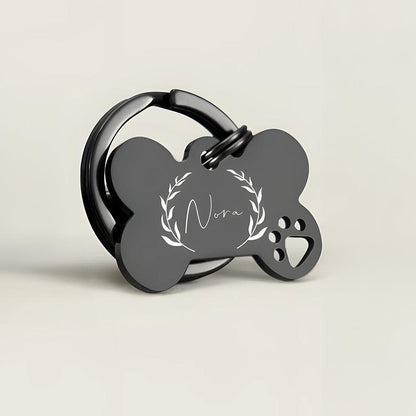 Personalisierte Hundemarke Knochen