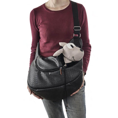 Marsupio Hundetasche Leder